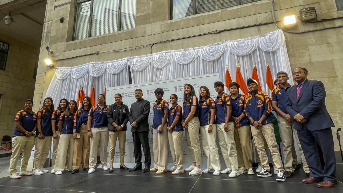 Indian women’s cricket team gets rousing welcome at India House in London